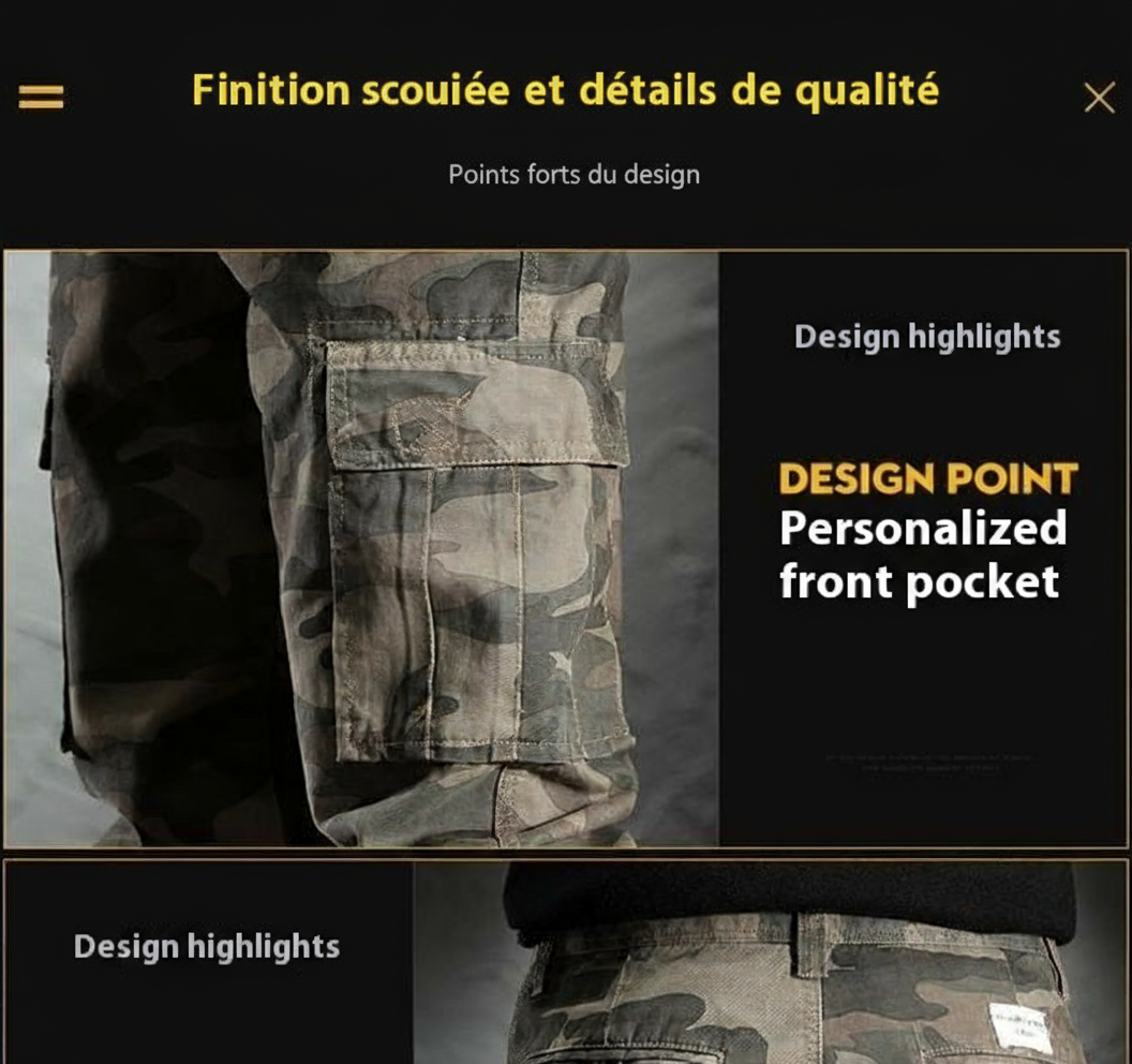 Détails de qualité - Poche personnalisée